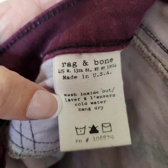 Rag & Bone size 30 Galaxy color jean leggings - Picture 6 of 10